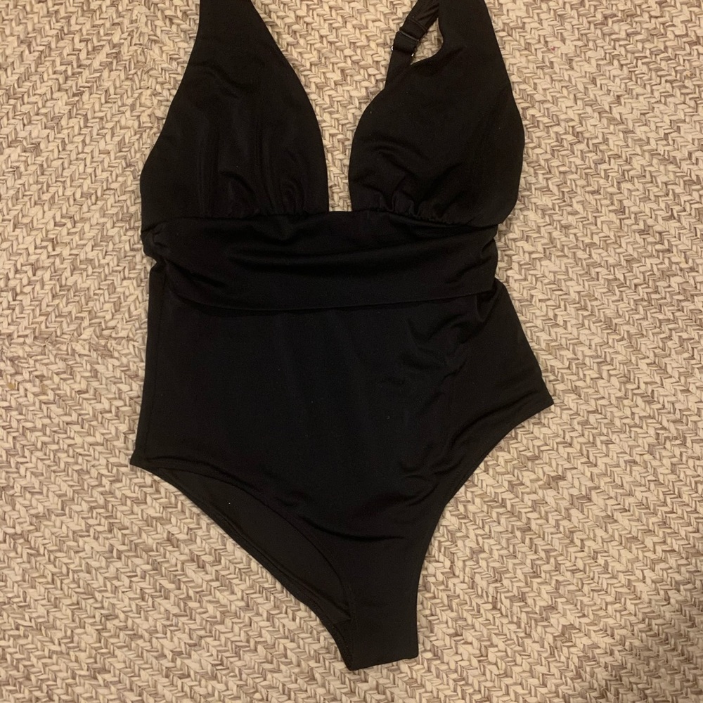 Black one piece Swimsuit